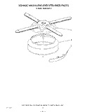 LOWER WASHARM AND STRAINER Diagram and Parts List for 4KUDC220T2  KitchenAid Dishwasher