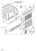 Part Location Diagram of WP1167296 Whirlpool Air Filter