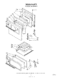 SECTION Diagram and Parts List for SB1000SKN0  Whirlpool Wall Oven