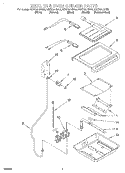 BROILER AND OVEN BURNER Diagram and Parts List for KGST307GAL0  KitchenAid Range