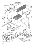 UNIT Diagram and Parts List for ET20RMXTF00  Whirlpool Refrigerator