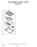 GRILLE KIT RCK 891 (242885) Diagram and Parts List for RC8800XLH  Whirlpool Cooktop