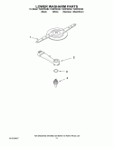 LOWER WASHARM PARTS Diagram and Parts List for TUD8700XQ0  Estate Dishwasher