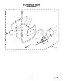 DRAIN PUMP Diagram and Parts List for KUIS185S2  KitchenAid Ice Maker