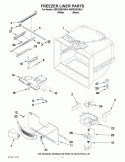 FREEZER LINER PARTS Diagram and Parts List for KBFS20EVBL4  KitchenAid Refrigerator