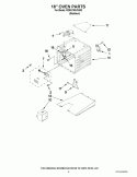 18`` OVEN PARTS Diagram and Parts List for KDRU783VSS02  KitchenAid Range