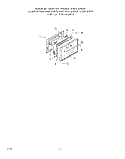 UPPER OVEN PEDESTAL Diagram and Parts List for 2733W0A  Roper Range
