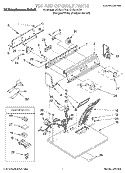 Part Location Diagram of 3949207 Whirlpool PANEL, SOUND DAMPENING