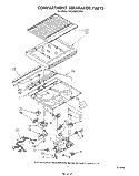COMPARTMENT SEPARATOR Diagram and Parts List for ET20GKXSW01  Whirlpool Refrigerator