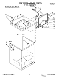 TOP AND CABINET, LIT/OPTIONAL Diagram and Parts List for KAWE767BWH0  KitchenAid Washer