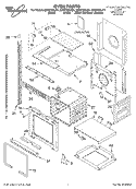 Part Location Diagram of 4455431 Whirlpool Side Trim - Black - Left Side