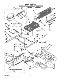 UNIT Diagram and Parts List for RT20AKXZW01  Roper Refrigerator