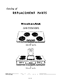 COVER Diagram and Parts List for KGCS1340P  KitchenAid Cooktop