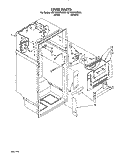 LINER Diagram and Parts List for 4ET18GKXWW00  Whirlpool Refrigerator