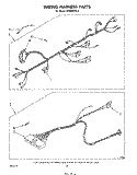 WIRING HARNESS , LITERATURE AND OPTIONAL Diagram and Parts List for MW8650XS2  Whirlpool Microwave