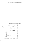 MISCELLANEOUS Diagram and Parts List for CAP2772BG2  Whirlpool Washer