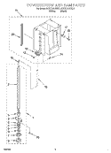 POWERSCREW AND RAM Diagram and Parts List for KCCC151EBL1  KitchenAid Trash Compactor
