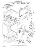 Part Location Diagram of W10305173 Whirlpool COVER-EVAP