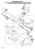 Part Location Diagram of WPW10169232 Whirlpool Dispenser