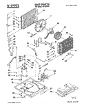 UNIT, LITERATURE Diagram and Parts List for CA18WC50  Crosley Air Conditioner