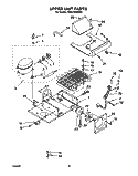 UPPER UNIT Diagram and Parts List for KBRC36MHS00  KitchenAid Refrigerator