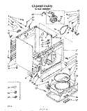 SECTION Diagram and Parts List for LHE9800W1  Whirlpool Dryer