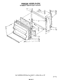 FREEZER DOOR Diagram and Parts List for ET16JMYSN01  Whirlpool Refrigerator