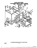 OVEN UNIT Diagram and Parts List for RF366PXXQ0  Whirlpool Range