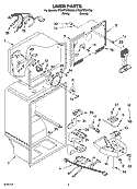 LINER PARTS Diagram and Parts List for ET8WTEXKT03  Whirlpool Refrigerator