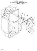 LINER Diagram and Parts List for ET20NKXAN03  Whirlpool Refrigerator
