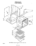 SECTION Diagram and Parts List for RB1000XKW0  Whirlpool Wall Oven