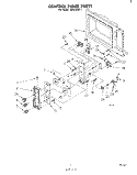 CONTROL PANEL Diagram and Parts List for RJM74501  Whirlpool Microwave