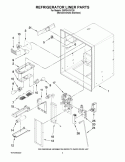 REFRIGERATOR LINER PARTS Diagram and Parts List for GI5FSAXVY05  Whirlpool Refrigerator