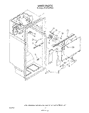 LINER Diagram and Parts List for ET18DKXTF04  Whirlpool Refrigerator