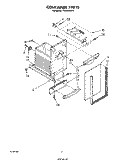 CONTAINER Diagram and Parts List for TU4000XRP3  Whirlpool Trash Compactor