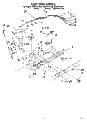 CONTROL PARTS Diagram and Parts List for TS25AFXKS03  Estate Refrigerator