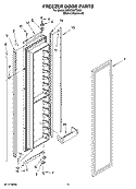 Part Location Diagram of 2309494S Whirlpool TRIM-DOOR