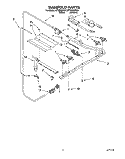 MANIFOLD Diagram and Parts List for SF3000SYN3  Whirlpool Range