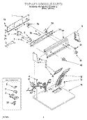 SECTION Diagram and Parts List for REL4636BL3  Roper Dryer