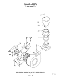 BLOWER Diagram and Parts List for 4KUDC220T0  KitchenAid Dishwasher