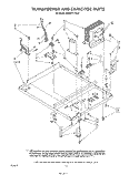 TRANSFORMER AND CAPACITOR Diagram and Parts List for KEMI371TBL0  KitchenAid Microwave Oven Combo