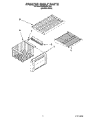 FREEZER SHELF PARTS Diagram and Parts List for KSSC36QTS02  KitchenAid Refrigerator