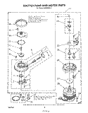 3367725 PUMP AND MOTOR Diagram and Parts List for DU9000XR2  Whirlpool Dishwasher