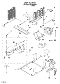 UNIT, OPTIONAL Diagram and Parts List for RT21AKXKQ07  Roper Refrigerator