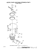 HEATER, PUMP AND LOWER SPRAY ARM Diagram and Parts List for DU8550XT5  Whirlpool Dishwasher