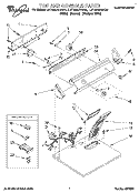Part Location Diagram of 3397198 Whirlpool PANEL-CNTL