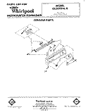CONSOLE Diagram and Parts List for DU3000XL0  Whirlpool Dishwasher