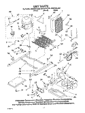 UNIT PARTS Diagram and Parts List for GD5SHAXLT02  Whirlpool Refrigerator