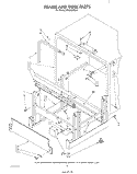 FRAME AND TANK Diagram and Parts List for KUD121SS1  KitchenAid Dishwasher