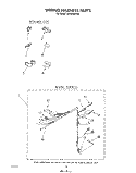 WIRING HARNESS Diagram and Parts List for LA5280XTN0  Whirlpool Washer